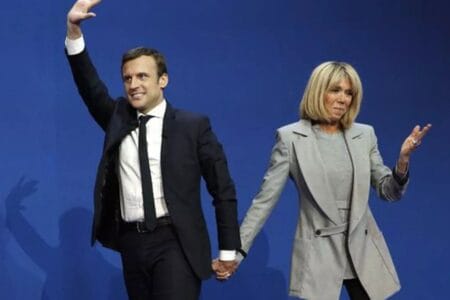 Macron și soția lui, prima apariție după scandalul din avion Macron